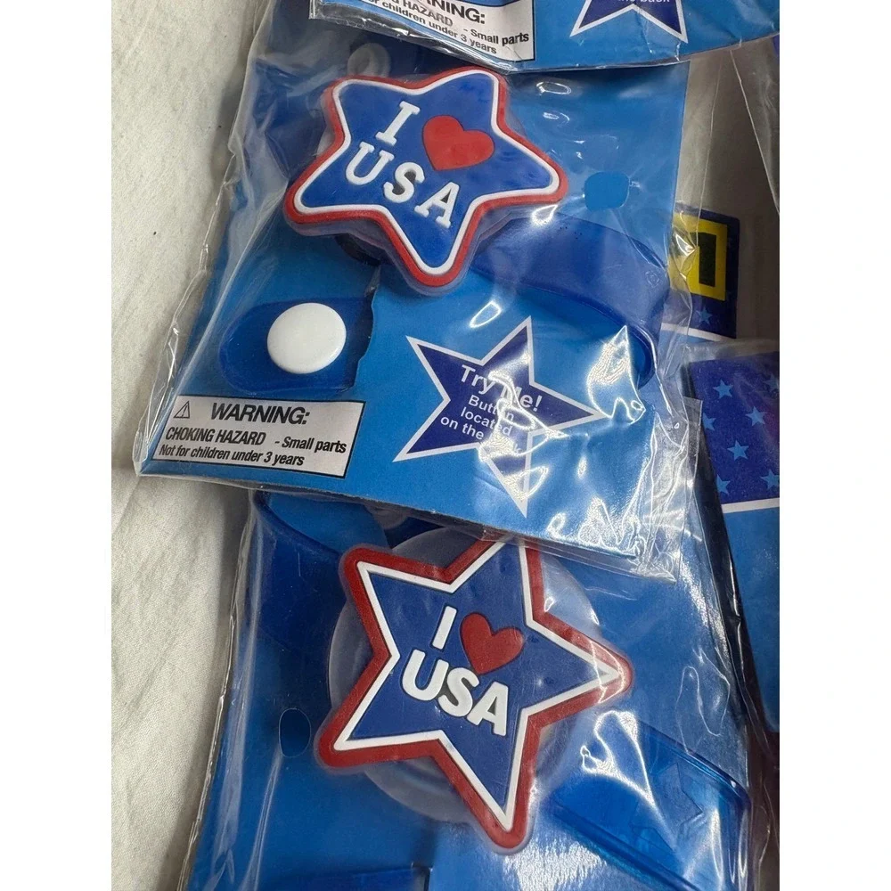 Patriotic Glow Stick Necklaces Bracelets Wands Party Favors 4th of July